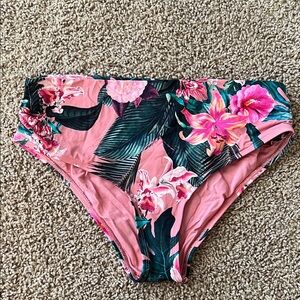 Skye Swimwear Pink Floral Bikini Bottom